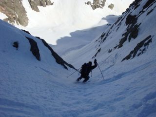 La strozzatura in discesa