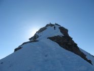 traccia per la cima con la croce