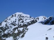 Il Piz Lagrev visto dalla cima scialpinistica