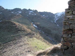 Gr. Crose e versante di salita al Col Naverano