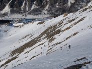 Una vista dall'alto poco sopra il colle