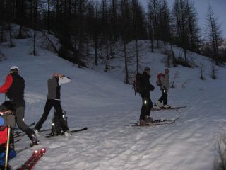 partenza alle prime luci