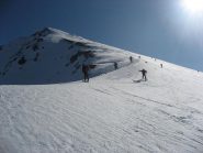 la cresta verso la punta