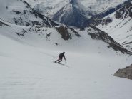 discesa nel versante francese