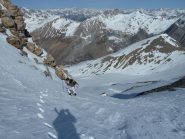 All'uscita del pendio-canale