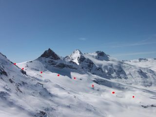 parte dell'itinerario dalla Giasson 