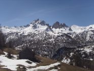 01 - salendo verso il ref. de Ricou vista sulla Crete du Diable e sulla Crete du Raisin