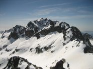 Le cime del Basto e il Grand Capelet.