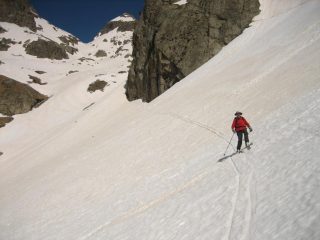 Il lungo traverso per evitare la gorgia.