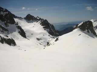 La discesa nel Vallon de l'Autier.