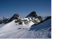 Doravidi e Chateau Blanc a dx salendo al Ruitor 
