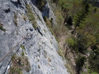 Anna su L1 di Les Tropiques (5c)