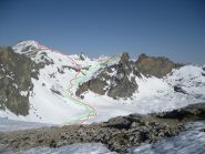 Marchisa e Sagneres dal Chersogno (rosso D+ - verde D-)