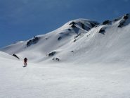 la cima sulla destra