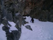 via dei Canali di Destra, rocce affioranti