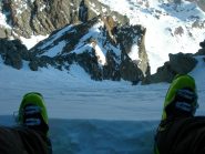 in giù, da dove siamo partiti con gli ski