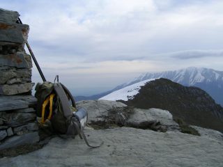 Dal Monte Balur, vista verso il Testas