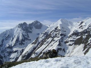 Dal Monte Testas, vista su Bussaia e Servatun