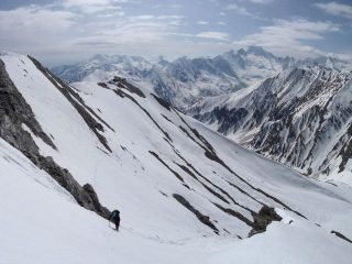 sul traverso sul versante sud