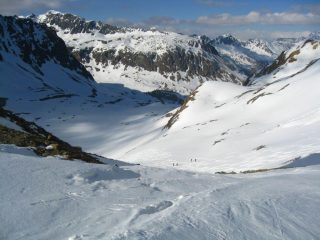 Dalla forcella verso la capanna