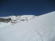 in salita, sotto i pendii e la 