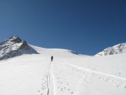 sul ghiacciaio di Soches