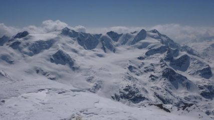 San Matteo a sx e Tresero a dx