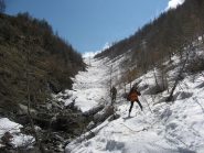 ravanage all'arrivo, su neve ancora ottima 