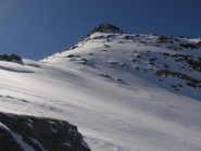 Pendio ovest oltre il Colle di Punta Fourà