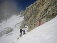 il ricovero di quota 2450 m.