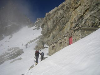 il ricovero di quota 2450 m.