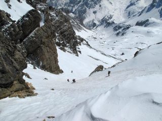 Discesa dal canale