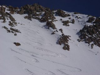 la cumbre de l'Argentera y sus dibujos animados