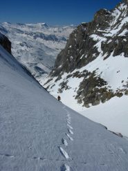 uscita sulla sella prima dell'ultimo tratto