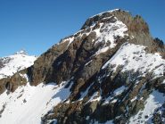 Il Grand Tournalin e, sullo sfondo, la piramide del Cervino