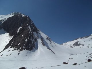 Il pendio finale dal Ghiacciaio del Sabbione