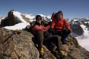Stelvio e Sandro sull'anticima