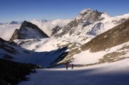 salendo verso il Colle Chardonney
