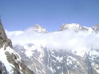 Pelvoux, con la nuvola di Fantozzi