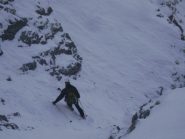 poco prima della prima curva di Snowdrops, con i 179 non è facile