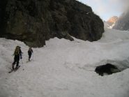 in salita, prima del pianoro da dove si vede il conoide