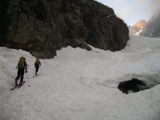in salita, prima del pianoro da dove si vede il conoide