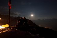 luna inizia a spuntare
