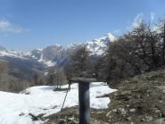 palina indicativa delle vette