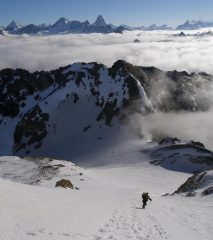 parte bassa del pendio