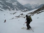 Verso il colletto di Traversagn
