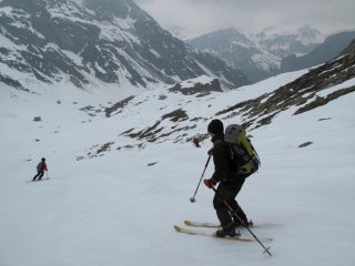 Verso il colletto di Traversagn