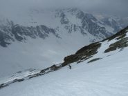 Discesa dalla cima