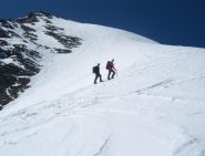 il sole sulla calotta sommitale