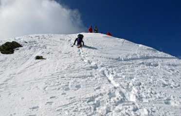 Ultima rampa prima della vetta